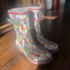 BOBs from Skechers dog rain boots size 7